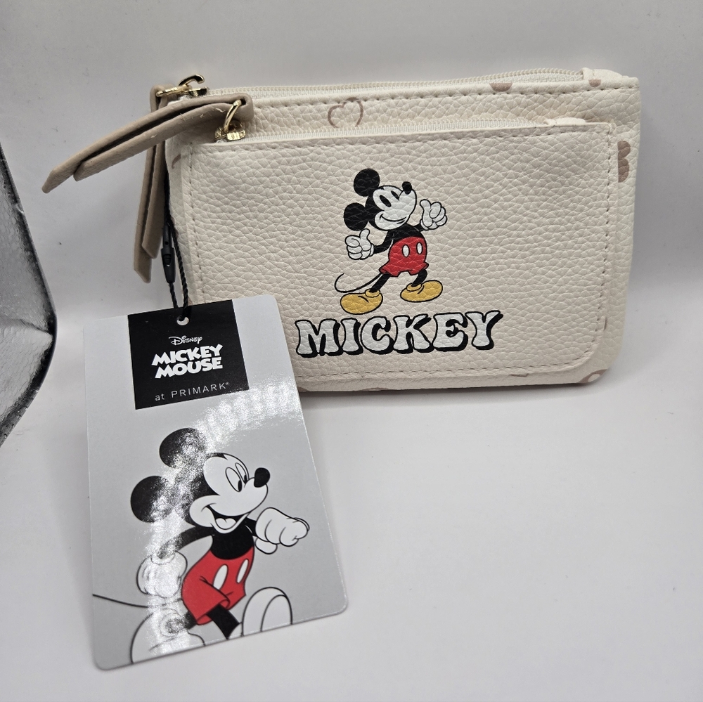 Primark Disney Mickey Mouse Cream Wallet - NWT